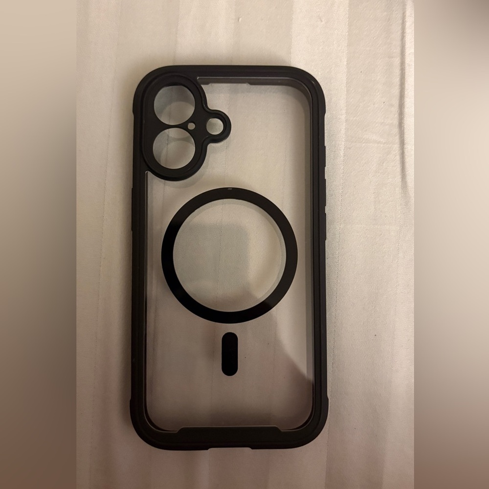 Black Phone Case with MagSafe Compatibility